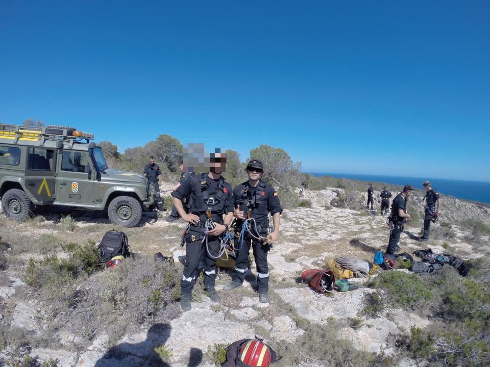 Fran (fundador) — operativo de rescate vertical · UME 32ª CIA Intervención · Baleares